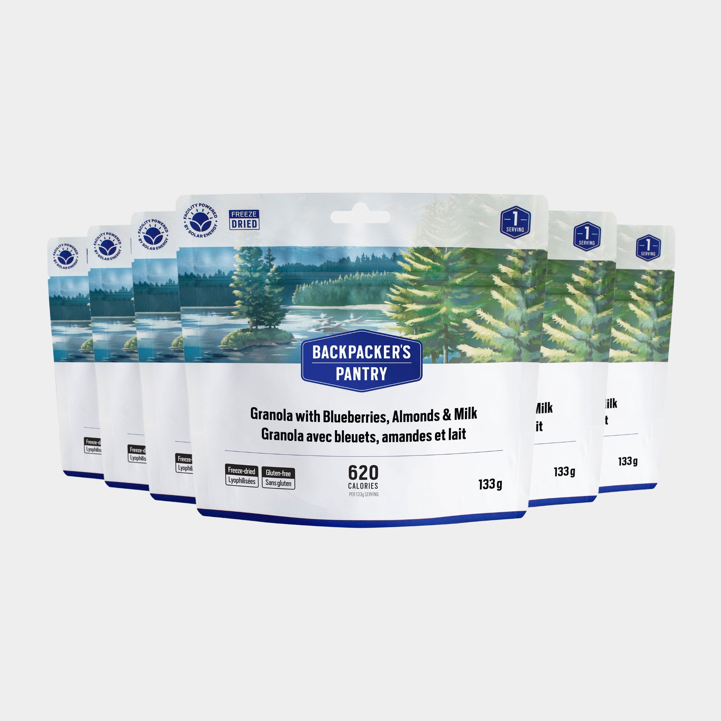 Granola w/ Blueberries, Almonds & Milk Backpacker's Pantry Canada