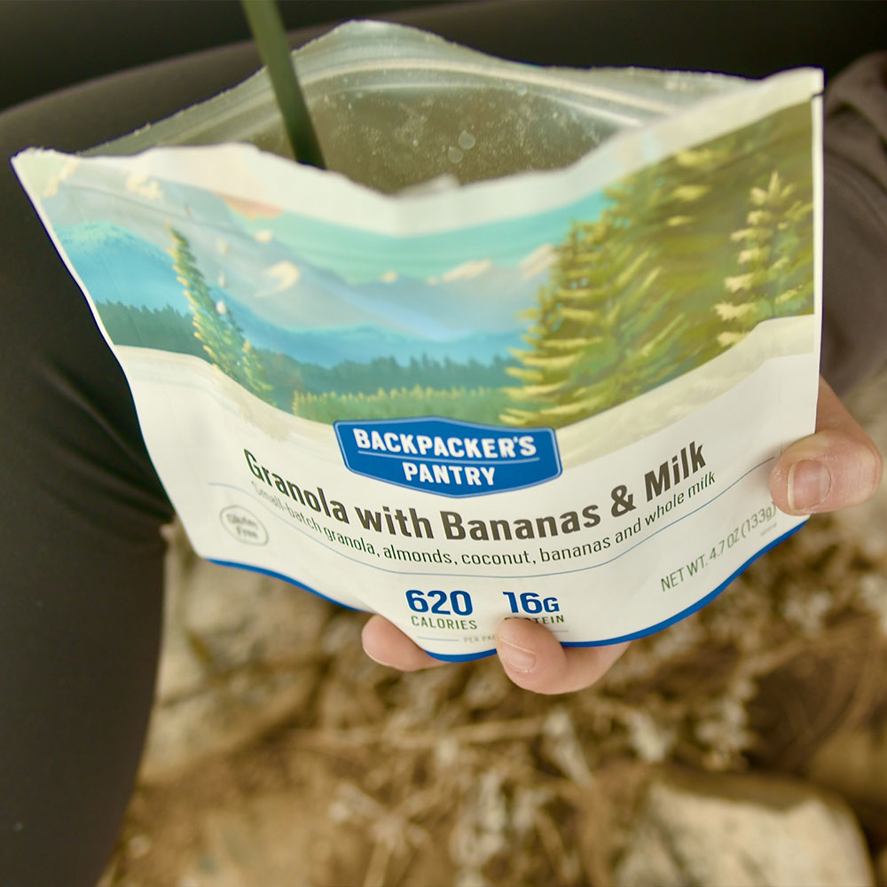 Granola with Bananas, Milk & Almonds Backpacker's Pantry Canada
