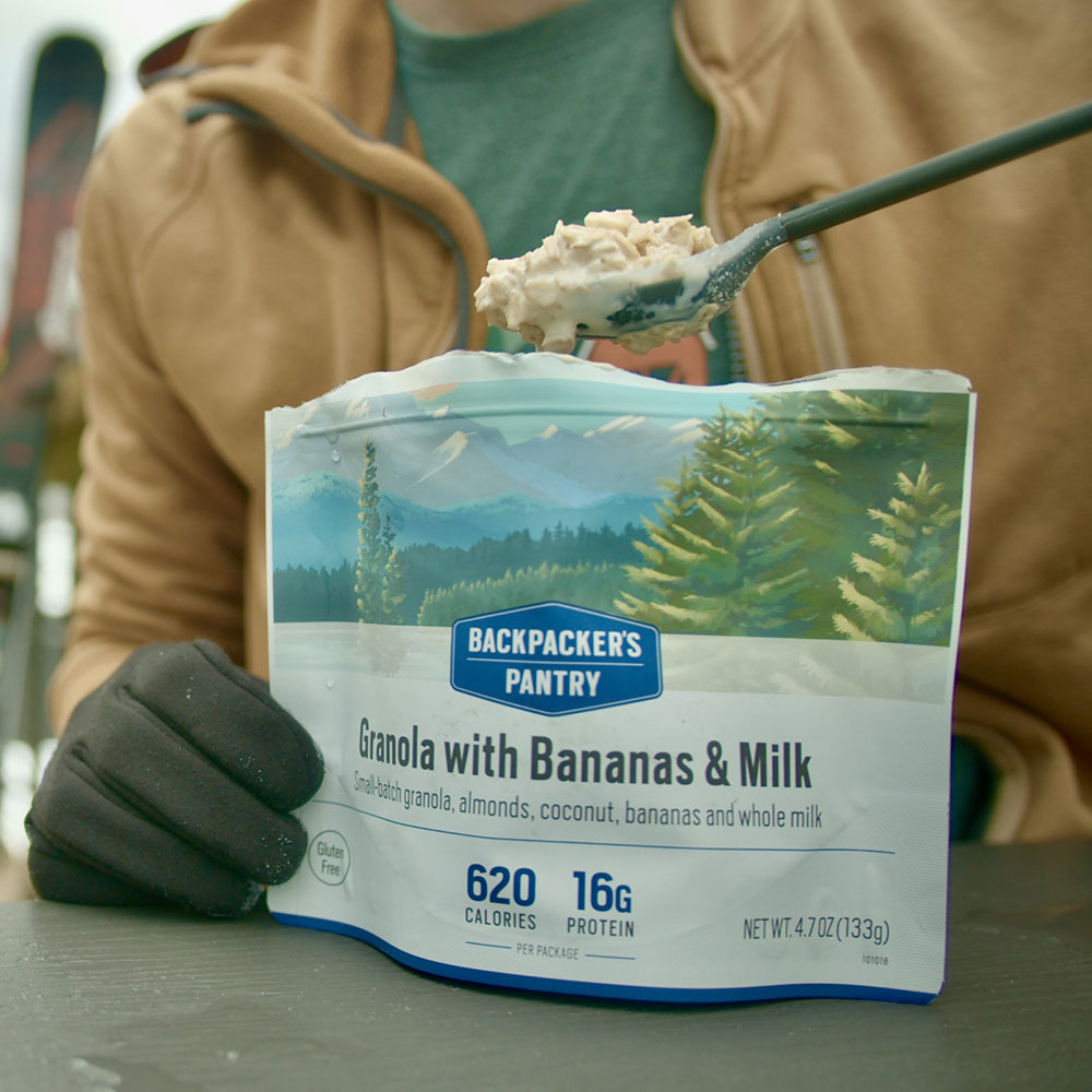 Granola with Bananas, Milk & Almonds Backpacker's Pantry Canada