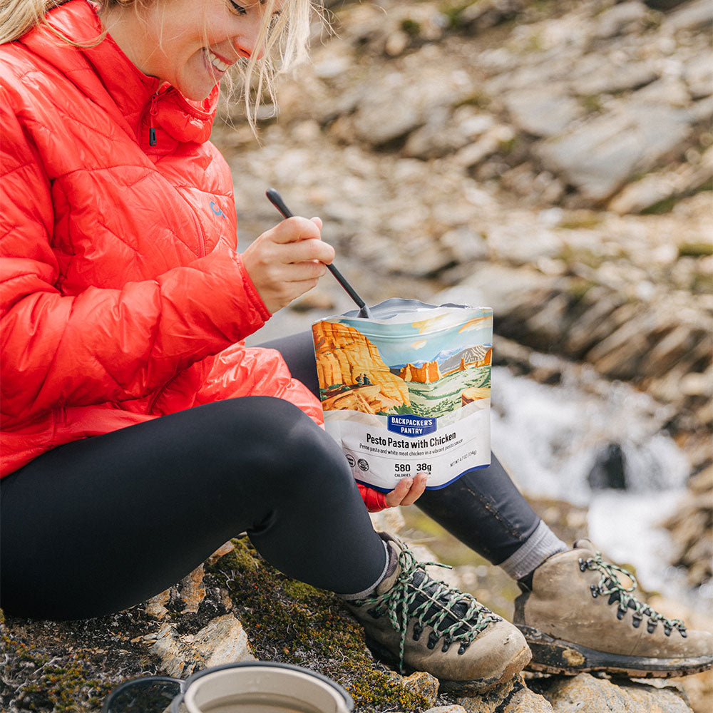 Pesto Pasta with Chicken Backpacker's Pantry Canada