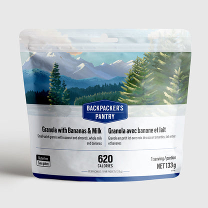 Granola with Bananas, Milk & Almonds Backpacker's Pantry Canada